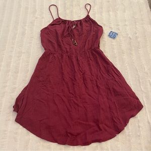 NWT Intimately Free People sz XS Shake it up pomegranate mini dress